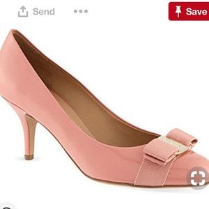 Salvatore ferragamo Carla heels in blush size 7.5B